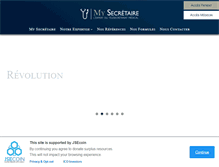 Tablet Screenshot of mysecretaire.com